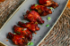 Marinated and fried chicken wings with kimchi mayonnaise
